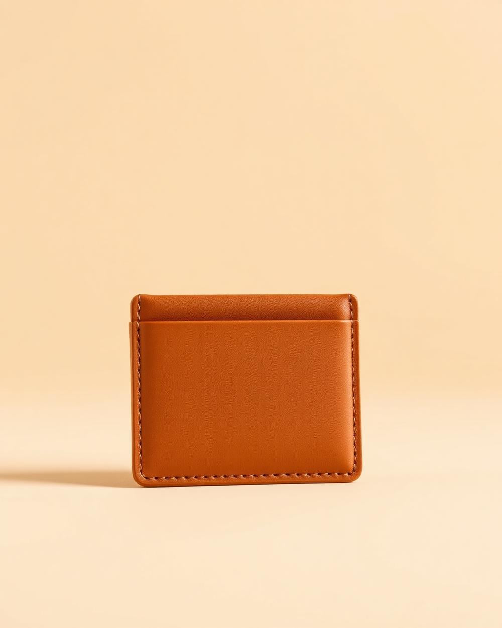 Brown slim billfold